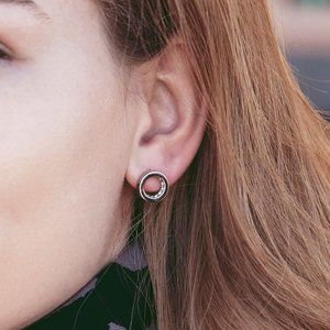 Danish Edblad Rose Gold Studs